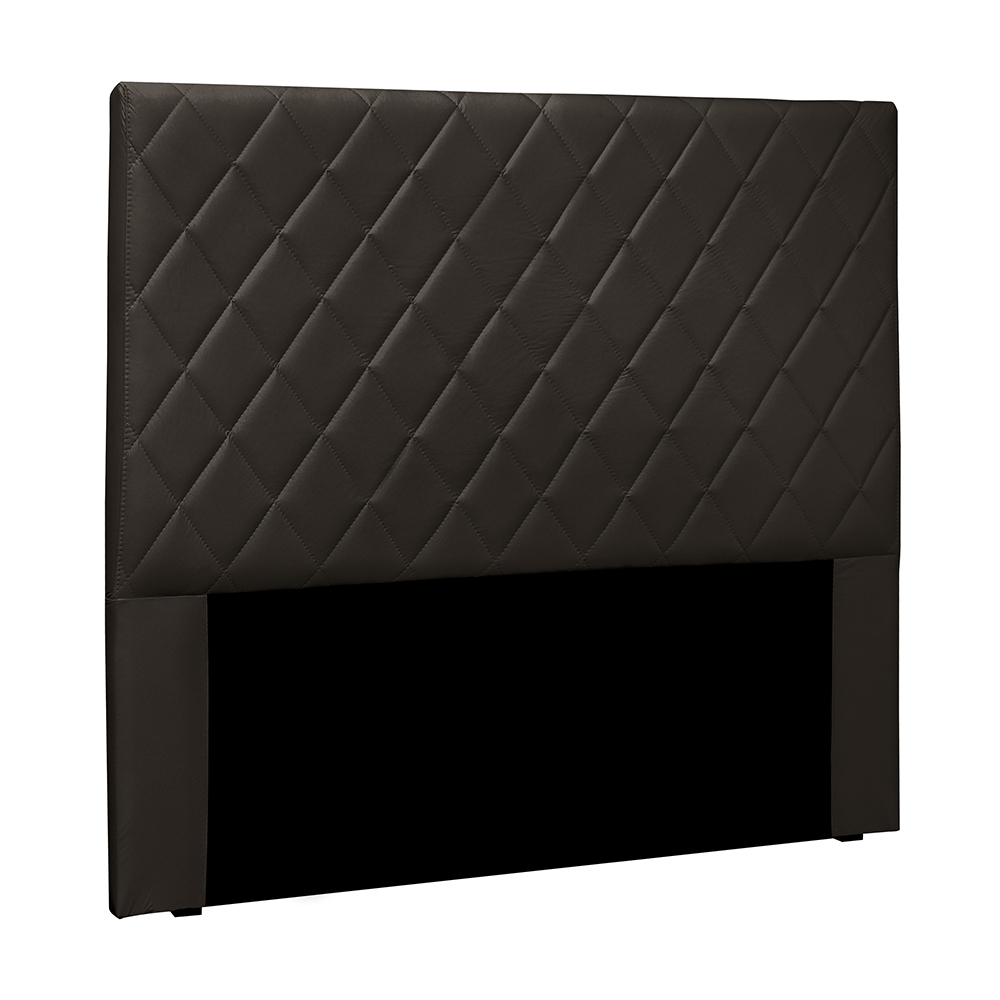 Cabeceira Decorativa Queen Size 1,60M Baelon Pu Marrom G63 - Gran Belo