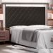 Cabeceira Decorativa Queen Size 1,60M Baelon Pu Marrom G63 - Gran Belo