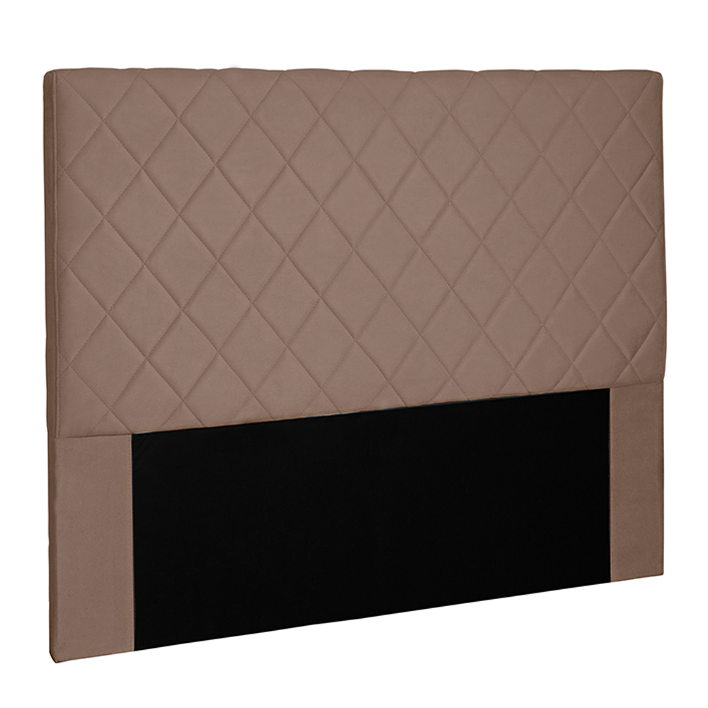 Cabeceira Decorativa Queen Size 1,60M Baelon Suede Caramelo G63 - Gran Belo
