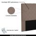 Cabeceira Decorativa Queen Size 1,60M Baelon Suede Caramelo G63 - Gran Belo