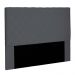 Cabeceira Decorativa Queen Size 1,60M Baelon Suede Cinza G63 - Gran Belo