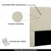 Cabeceira Decorativa Queen Size 1,60M Baelon Veludo Bege G63 - Gran Belo