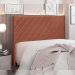 Cabeceira Decorativa Queen Size 1,60M Baelon Veludo Cobre G63 - Gran Belo