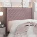 Cabeceira Decorativa Queen Size 1,60M Baelon Veludo Lilás G63 - Gran Belo