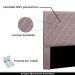 Cabeceira Decorativa Queen Size 1,60M Baelon Veludo Lilás G63 - Gran Belo
