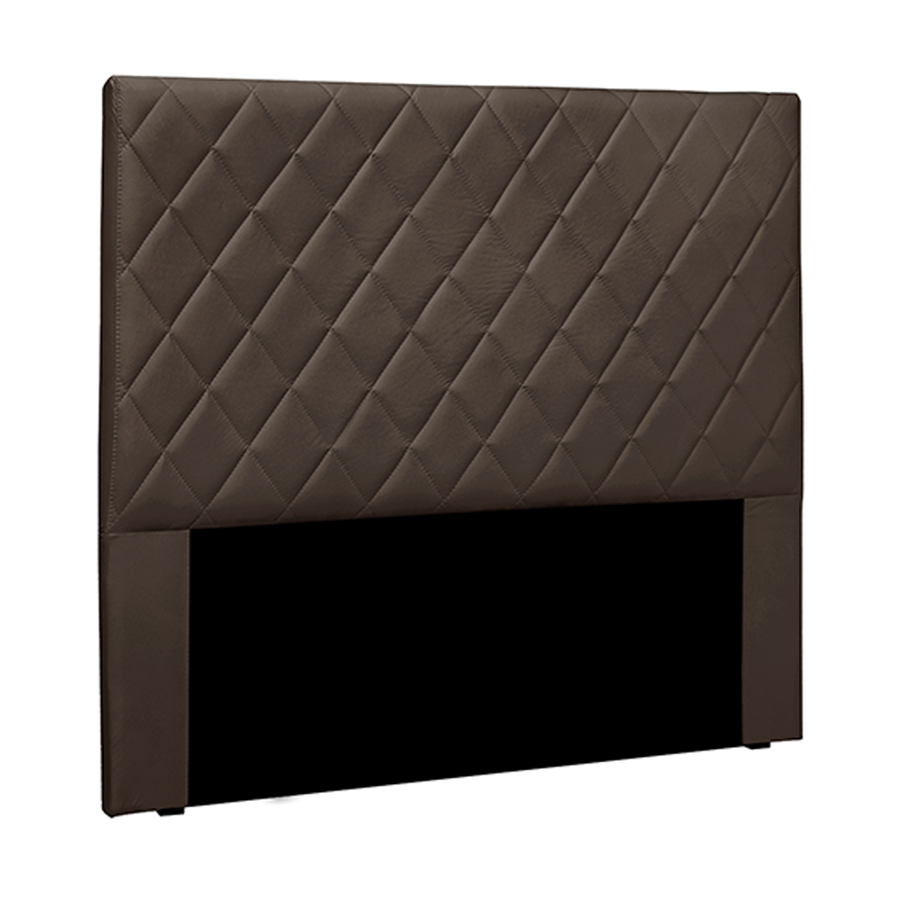 Cabeceira Decorativa Queen Size 1,60M Baelon Veludo Marrom G63 - Gran Belo