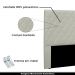 Cabeceira Decorativa Queen Size 1,60M Baelon Veludo Prata G63 - Gran Belo