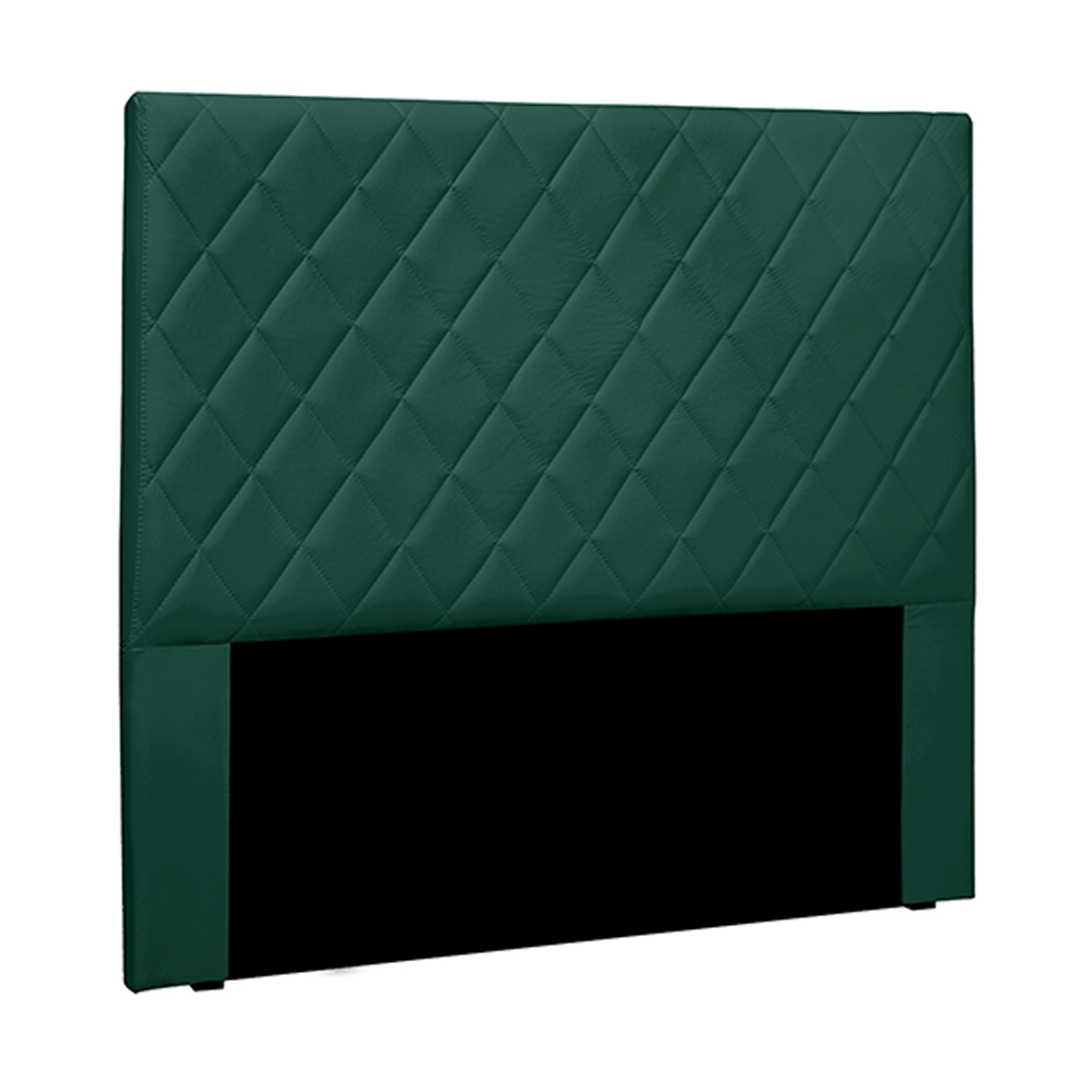 Cabeceira Decorativa Queen Size 1,60M Baelon Veludo Verde Floresta G63 - Gran Belo