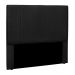 Cabeceira Decorativa Queen Size 1,60M Erza PU Preto G63 - Gran Belo