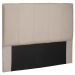 Cabeceira Decorativa Queen Size 1,60M Erza Suede Bege G63 - Gran Belo