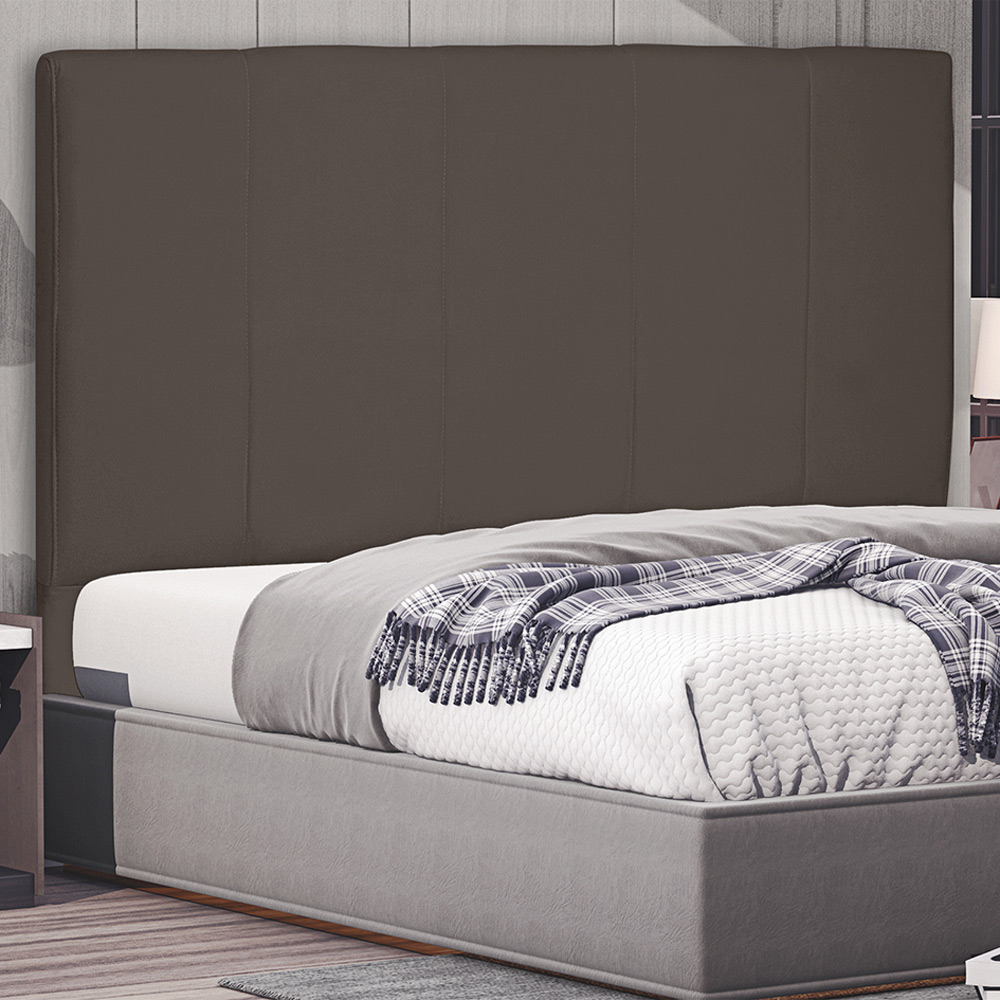 Cabeceira Decorativa Queen Size 1,60M Erza Suede Caramelo G63 - Gran Belo