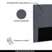 Cabeceira Decorativa Queen Size 1,60M Erza Suede Cinza G63 - Gran Belo