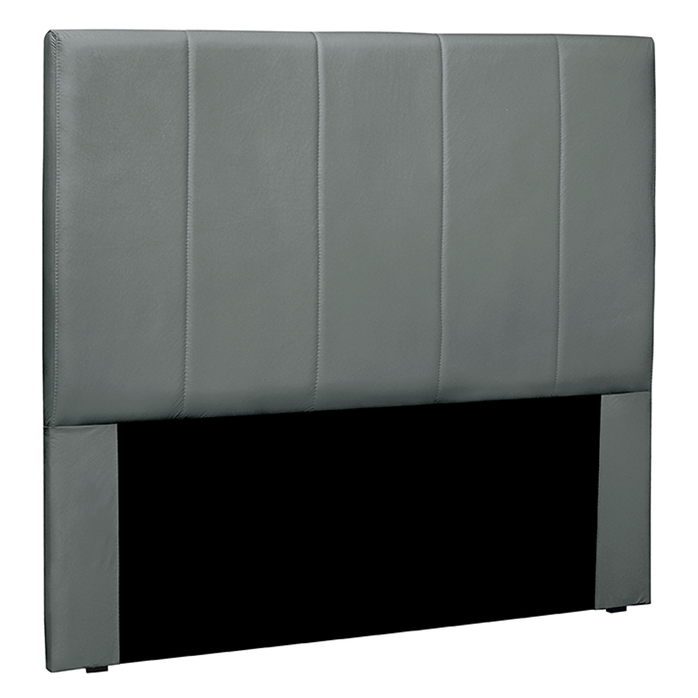 Cabeceira Decorativa Queen Size 1,60M Erza Veludo Cinza G63 - Gran Belo