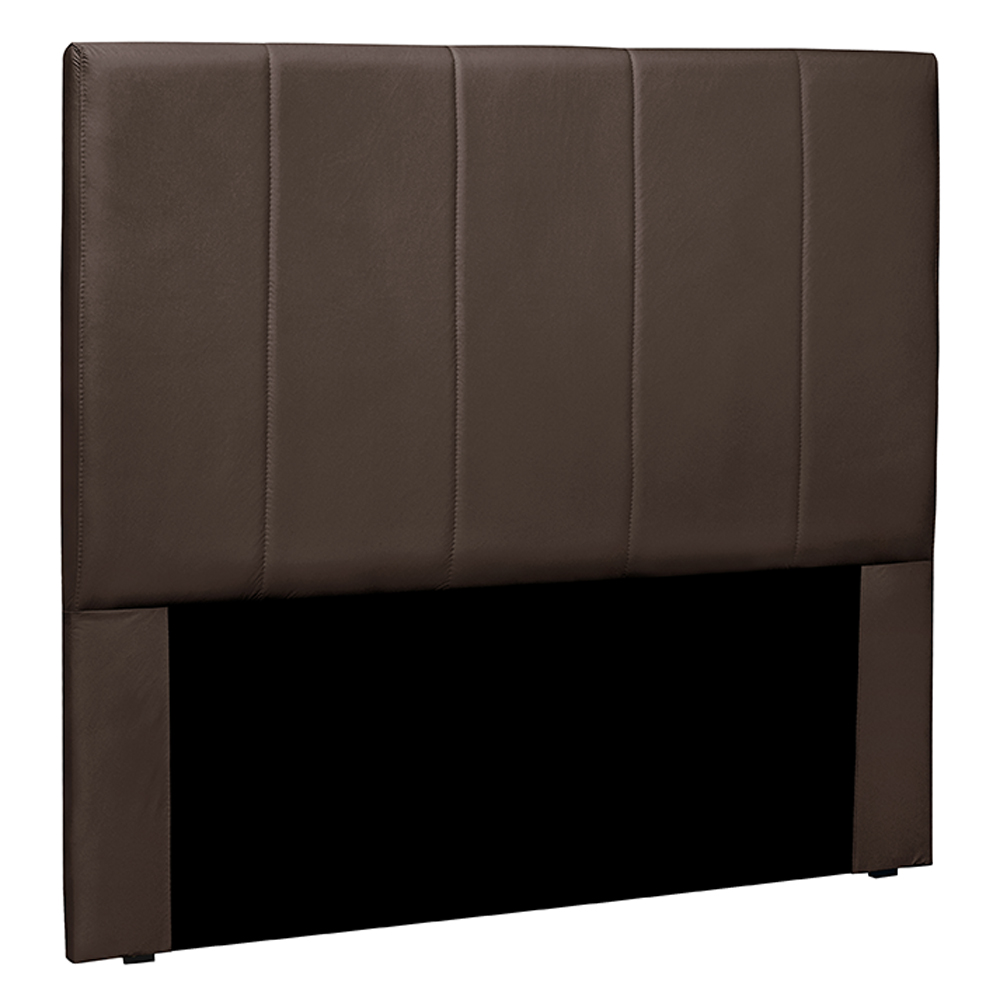 Cabeceira Decorativa Queen Size 1,60M Erza Veludo Marrom G63 - Gran Belo