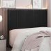 Cabeceira Decorativa Queen Size 1,60M Erza Veludo Preto G63 - Gran Belo