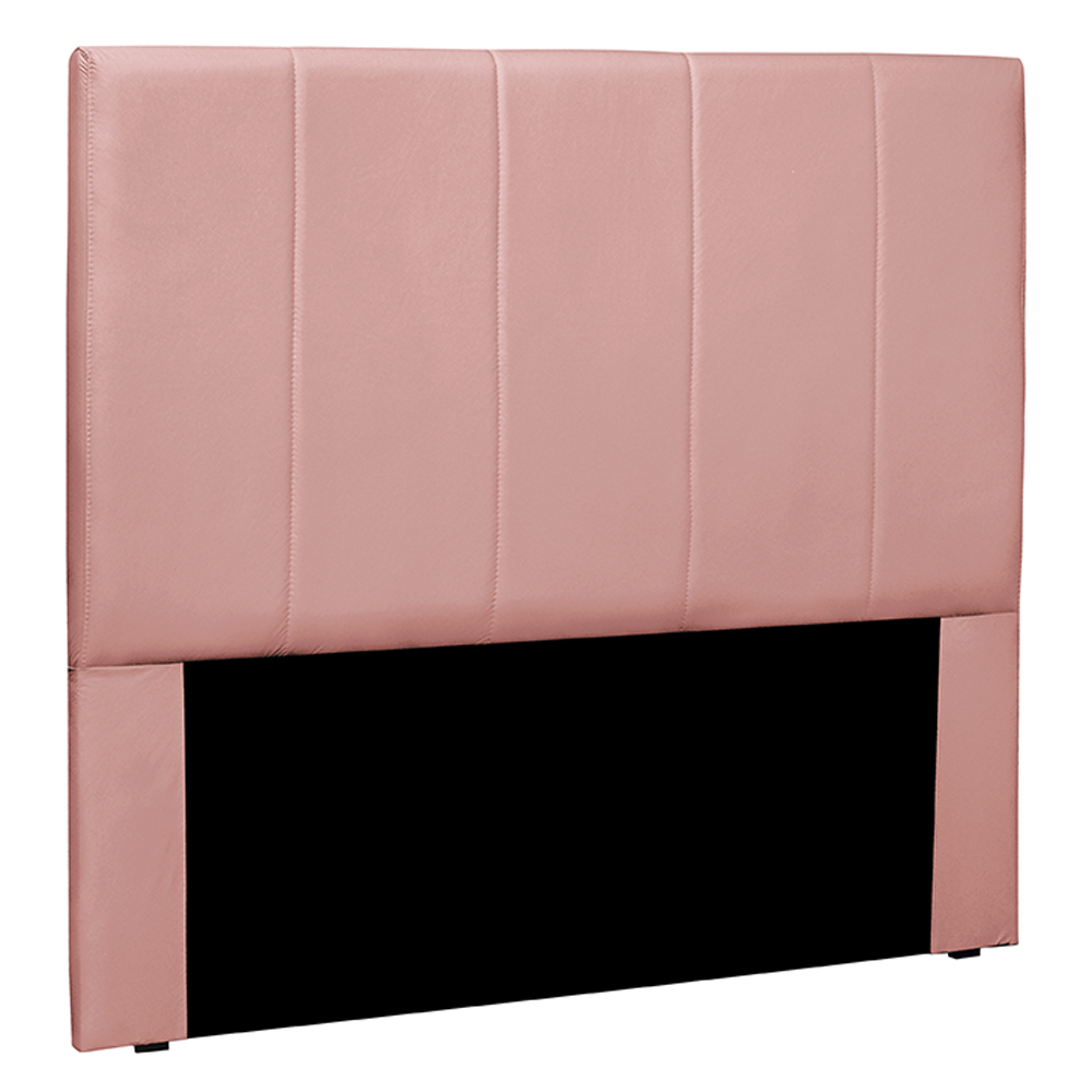 Cabeceira Decorativa Queen Size 1,60M Erza Veludo Rosa G63 - Gran Belo