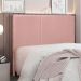 Cabeceira Decorativa Queen Size 1,60M Erza Veludo Rosa G63 - Gran Belo