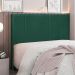 Cabeceira Decorativa Queen Size 1,60M Erza Veludo Verde Floresta G63 - Gran Belo
