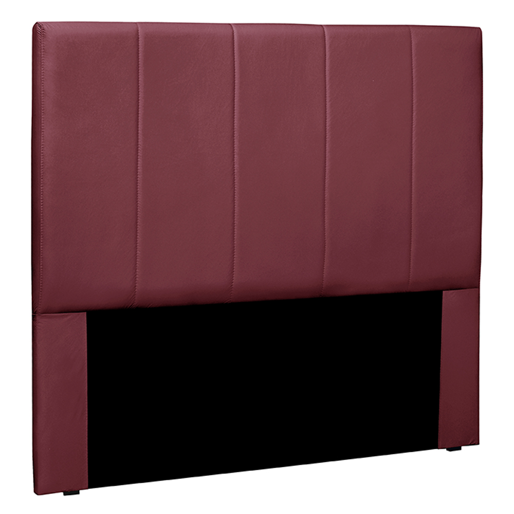 Cabeceira Decorativa Queen Size 1,60M Erza Veludo Vinho G63 - Gran Belo