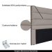 Cabeceira Decorativa Queen Size 1,60M Guess Linho Areia G63 - Gran Belo