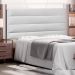 Cabeceira Decorativa Queen Size 1,60M Guess PU Branco G63 - Gran Belo