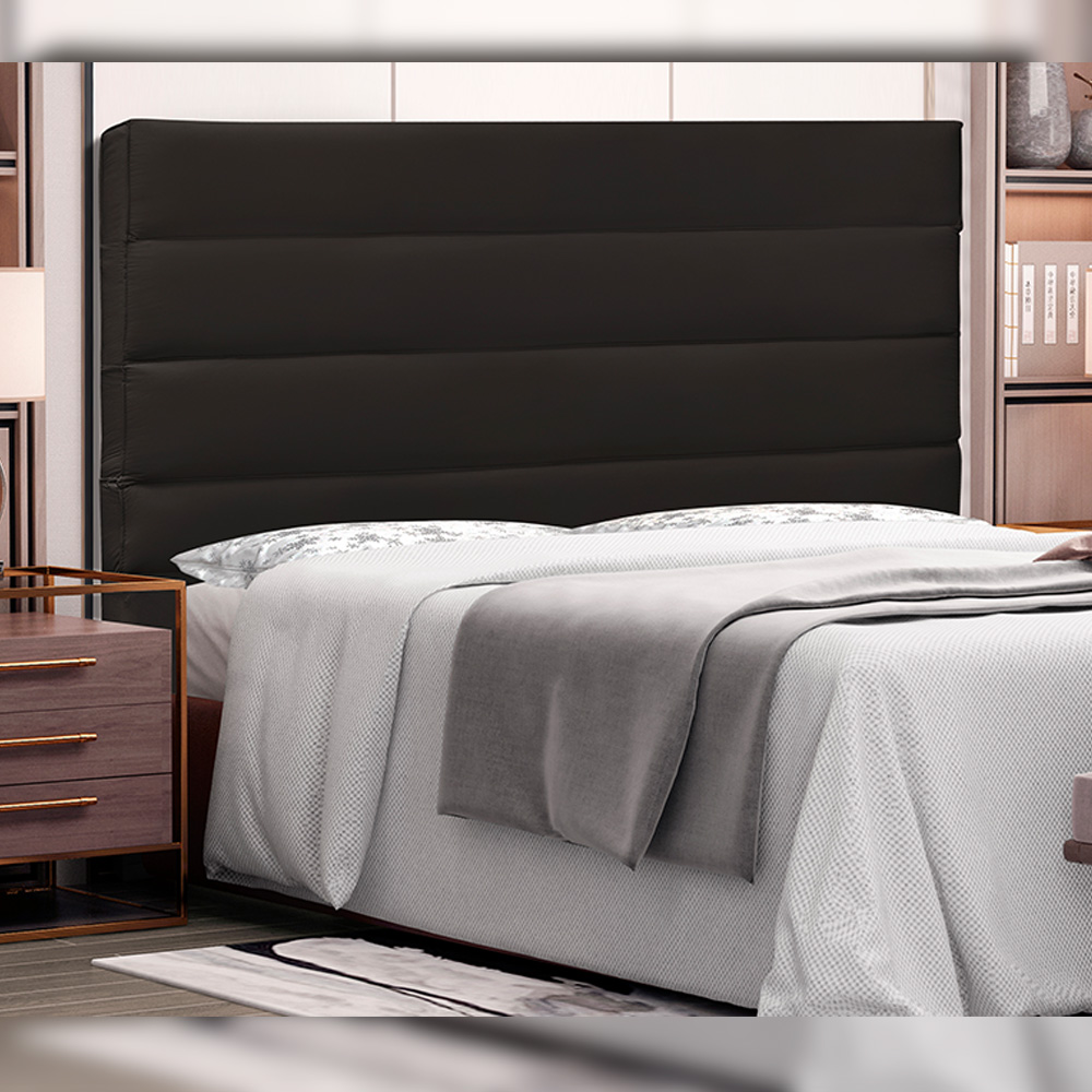 Cabeceira Decorativa Queen Size 1,60M Guess PU Marrom G63 - Gran Belo