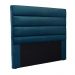 Cabeceira Decorativa Queen Size 1,60M Guess Veludo Azul Marinho G63 - Gran Belo