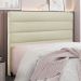 Cabeceira Decorativa Queen Size 1,60M Guess Veludo Bege G63 - Gran Belo