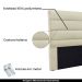 Cabeceira Decorativa Queen Size 1,60M Guess Veludo Bege G63 - Gran Belo