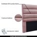 Cabeceira Decorativa Queen Size 1,60M Guess Veludo Lilás G63 - Gran Belo