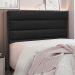 Cabeceira Decorativa Queen Size 1,60M Guess Veludo Preto G63 - Gran Belo