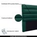 Cabeceira Decorativa Queen Size 1,60M Guess Veludo Verde Floresta G63 - Gran Belo