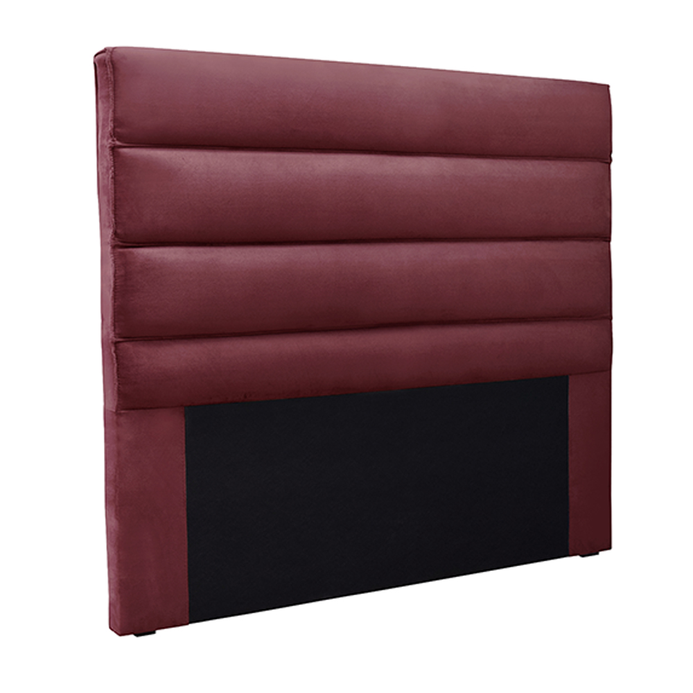 Cabeceira Decorativa Queen Size 1,60M Guess Veludo Vinho G63 - Gran Belo