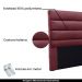 Cabeceira Decorativa Queen Size 1,60M Guess Veludo Vinho G63 - Gran Belo