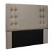 Cabeceira Decorativa Queen Size 1,60M Kors Linho Areia G63 - Gran Belo