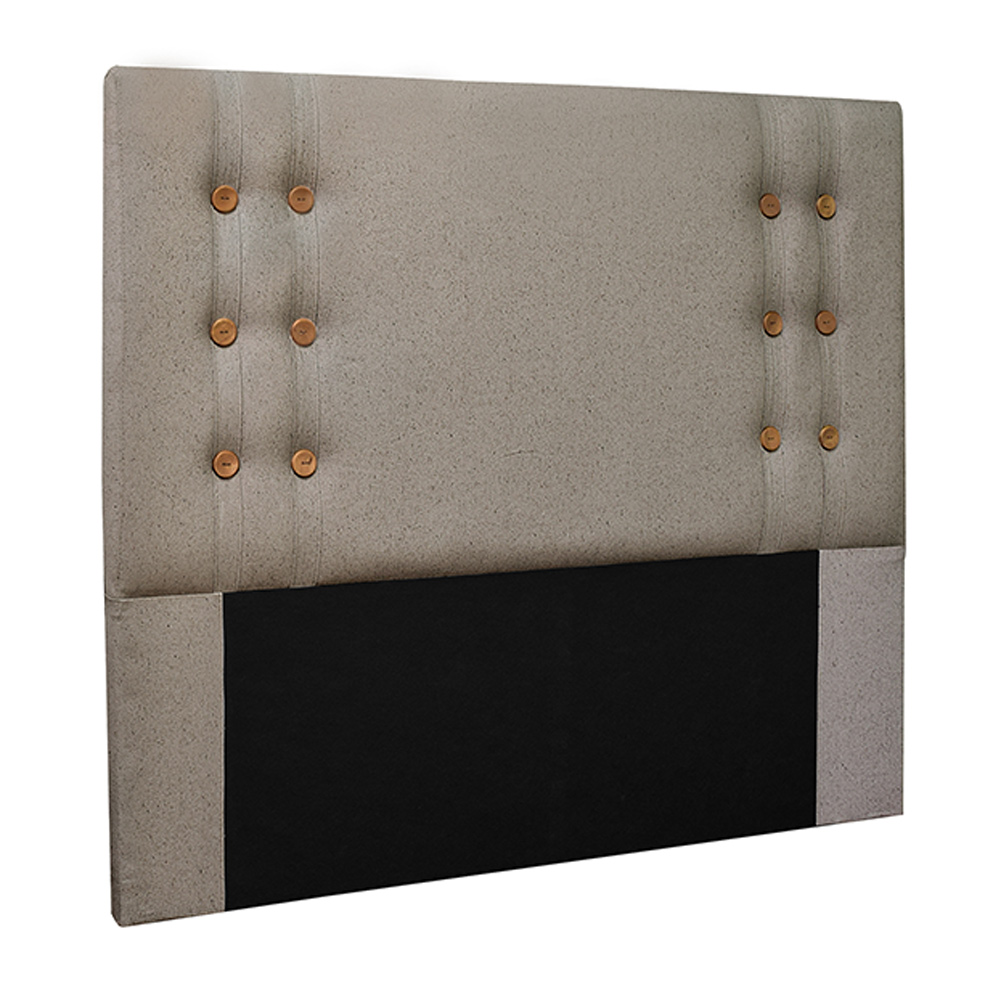 Cabeceira Decorativa Queen Size 1,60M Kors Linho Areia G63 - Gran Belo