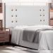 Cabeceira Decorativa Queen Size 1,60M Kors PU Branco G63 - Gran Belo