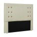 Cabeceira Decorativa Queen Size 1,60M Kors PU Marfim G63 - Gran Belo