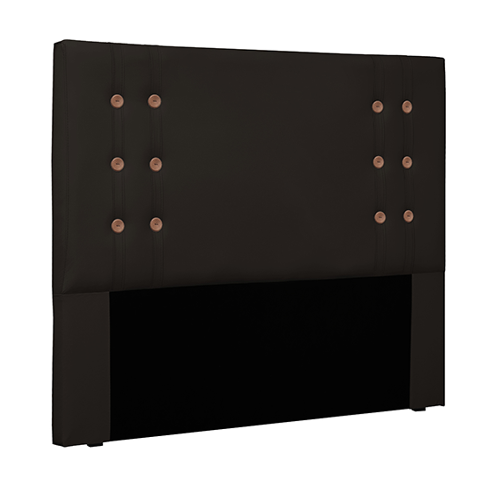 Cabeceira Decorativa Queen Size 1,60M Kors PU Marrom G63 - Gran Belo