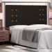 Cabeceira Decorativa Queen Size 1,60M Kors PU Marrom G63 - Gran Belo