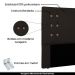 Cabeceira Decorativa Queen Size 1,60M Kors PU Marrom G63 - Gran Belo