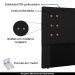 Cabeceira Decorativa Queen Size 1,60M Kors PU Preto G63 - Gran Belo