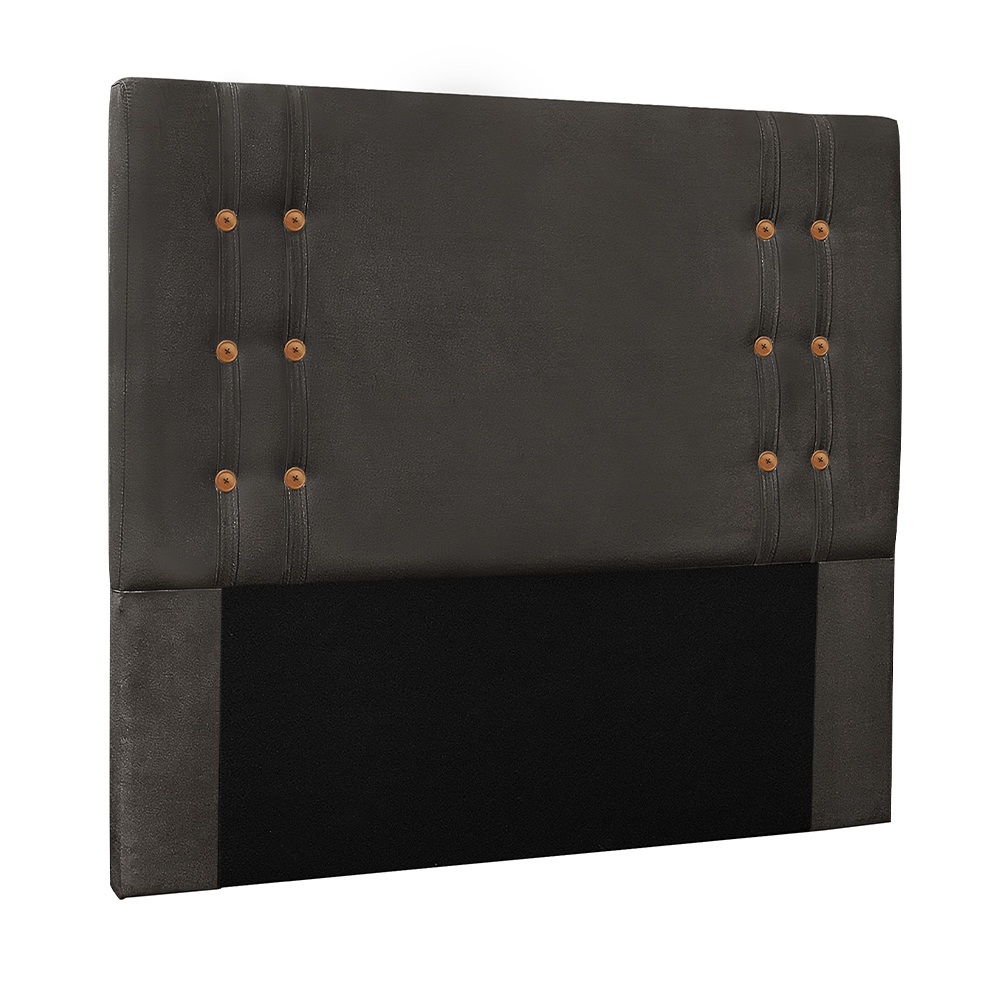Cabeceira Decorativa Queen Size 1,60M Kors Suede Cinza G63 - Gran Belo