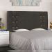 Cabeceira Decorativa Queen Size 1,60M Kors Suede Cinza G63 - Gran Belo