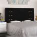 Cabeceira Decorativa Queen Size 1,60M Kors Suede Preto G63 - Gran Belo