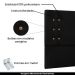 Cabeceira Decorativa Queen Size 1,60M Kors Suede Preto G63 - Gran Belo