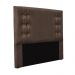 Cabeceira Decorativa Queen Size 1,60M Kors Veludo Marrom G63 - Gran Belo