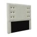 Cabeceira Decorativa Queen Size 1,60M Kors Veludo Prata G63 - Gran Belo