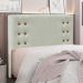Cabeceira Decorativa Queen Size 1,60M Kors Veludo Prata G63 - Gran Belo