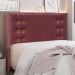 Cabeceira Decorativa Queen Size 1,60M Kors Veludo Vinho G63 - Gran Belo